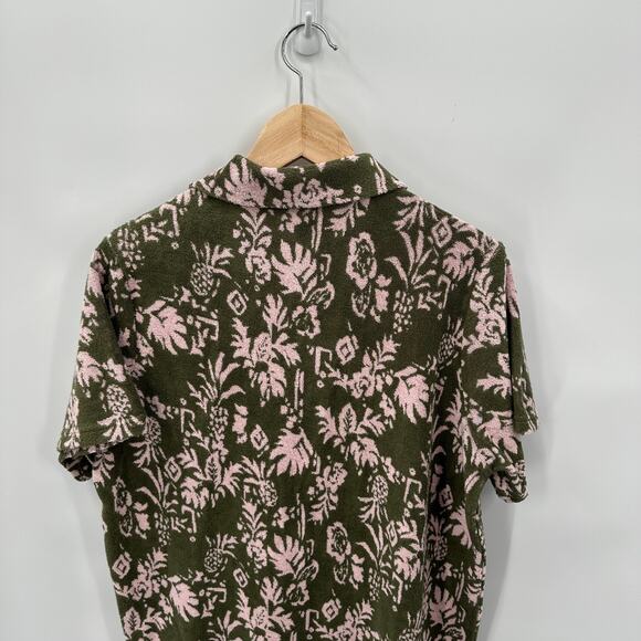 THE UPSIDE NWT Evereve Cocos Collared Stella Terry Cloth Shirt // XS - Picture 9 of 15